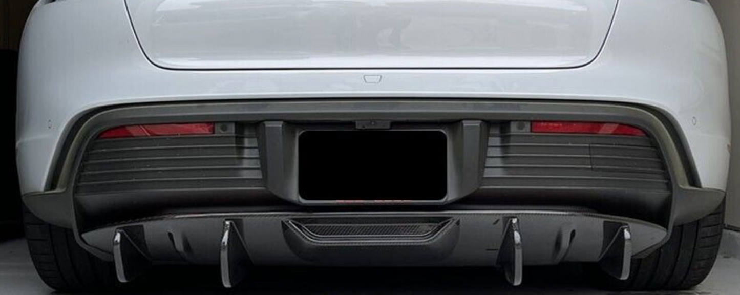 Porsche Taycan 4S DTM Carbon Rear Diffuser (2019+)