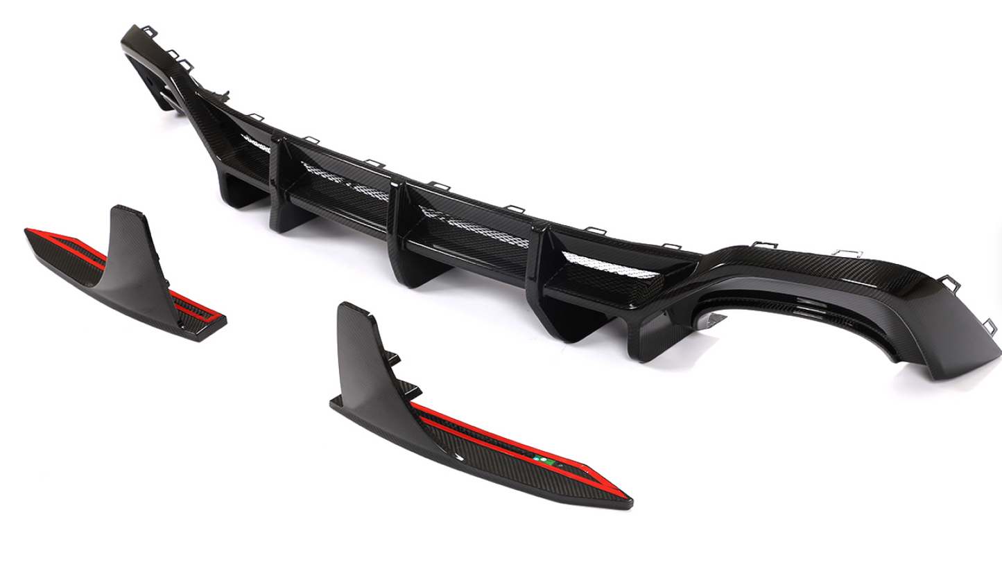 RS7 C8 Carbon Rear Diffuser 2021+