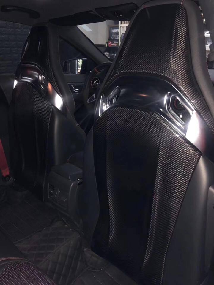 Mercedes C63 CF Bucket Seatbacks
