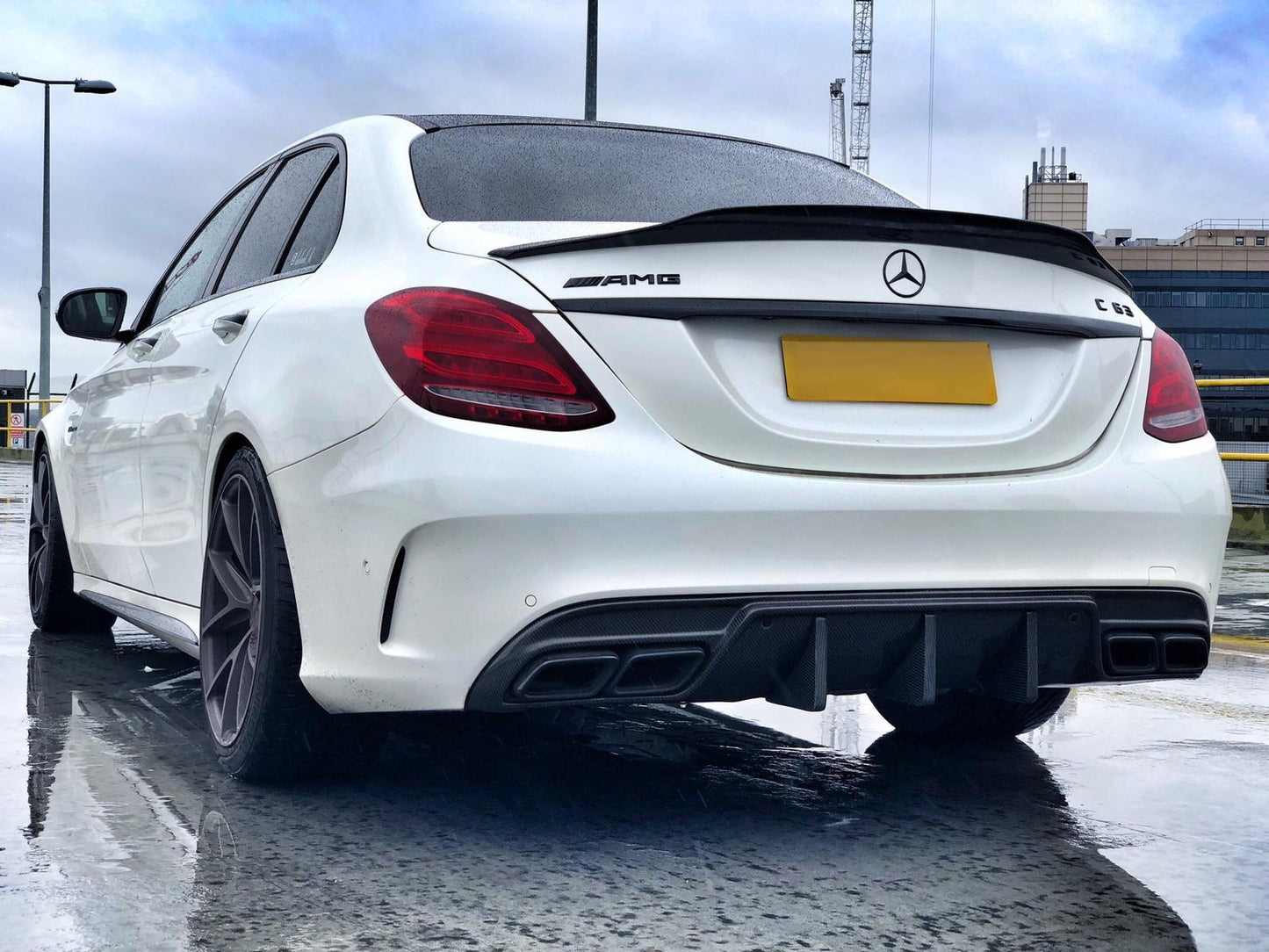 C63 W205 Saloon DTM Diffuser