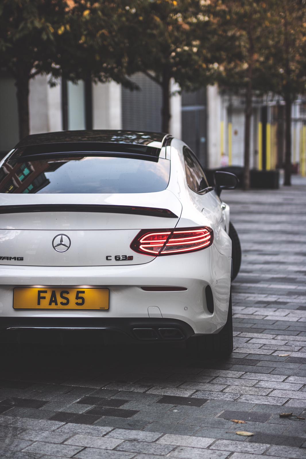 Mercedes C63 W205 Coupe E1 CF Boot Spoiler