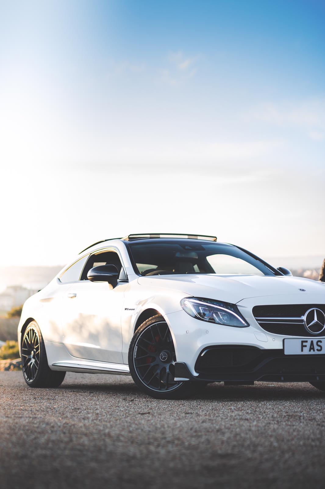 Mercedes C63 W205 Coupe Brbs Style CF Front Spitter