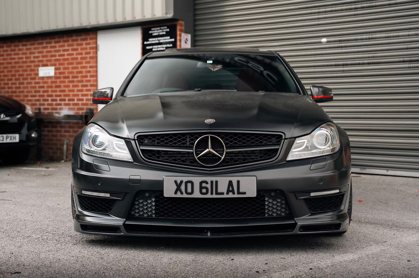 Mercedes C63 W204 Front Spitter