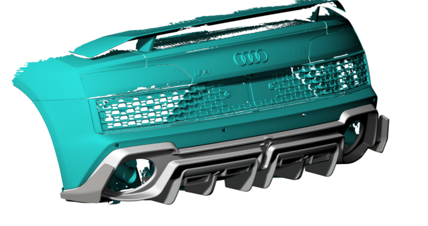 Audi R8 DTM Rear Diffuser (2020+) Dry Carbon