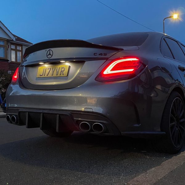C63/C43 AMG Saloon W205 GTX Boot Spoiler