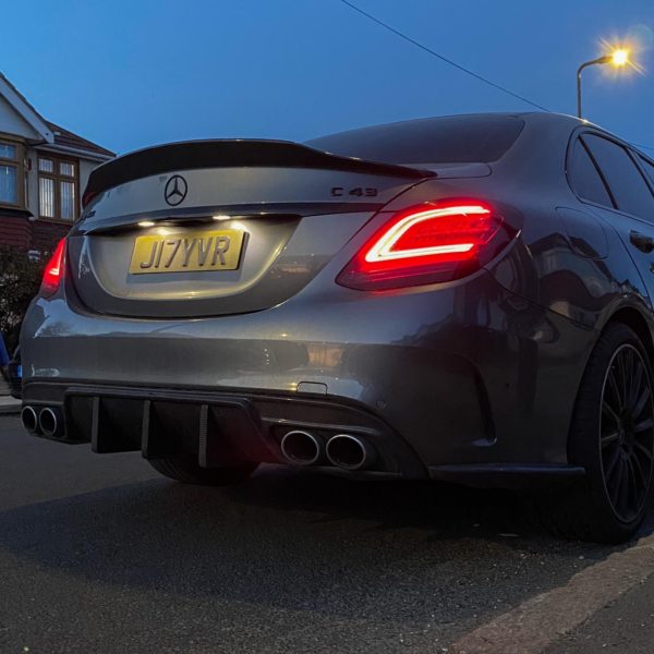 C63/C43 AMG Saloon W205 GTX Boot Spoiler