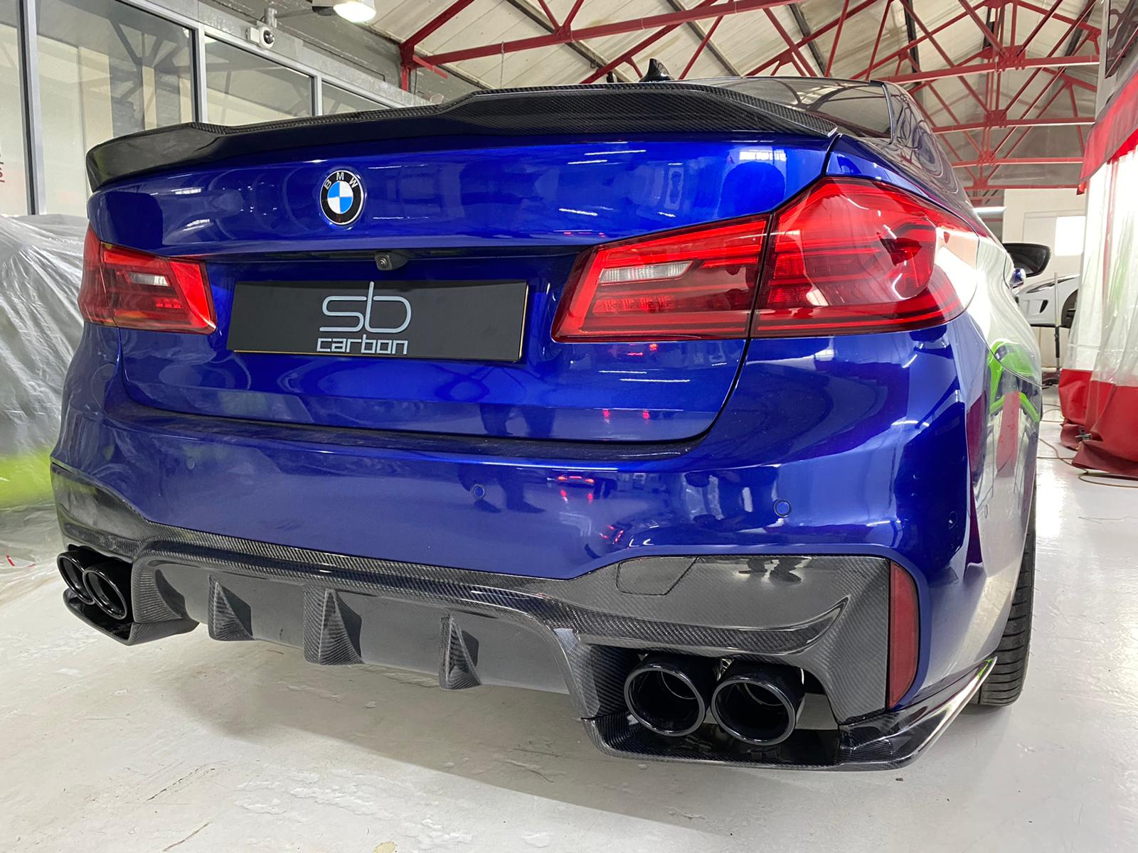 M5 F90 3D Rear Diffuser – SB Carbon
