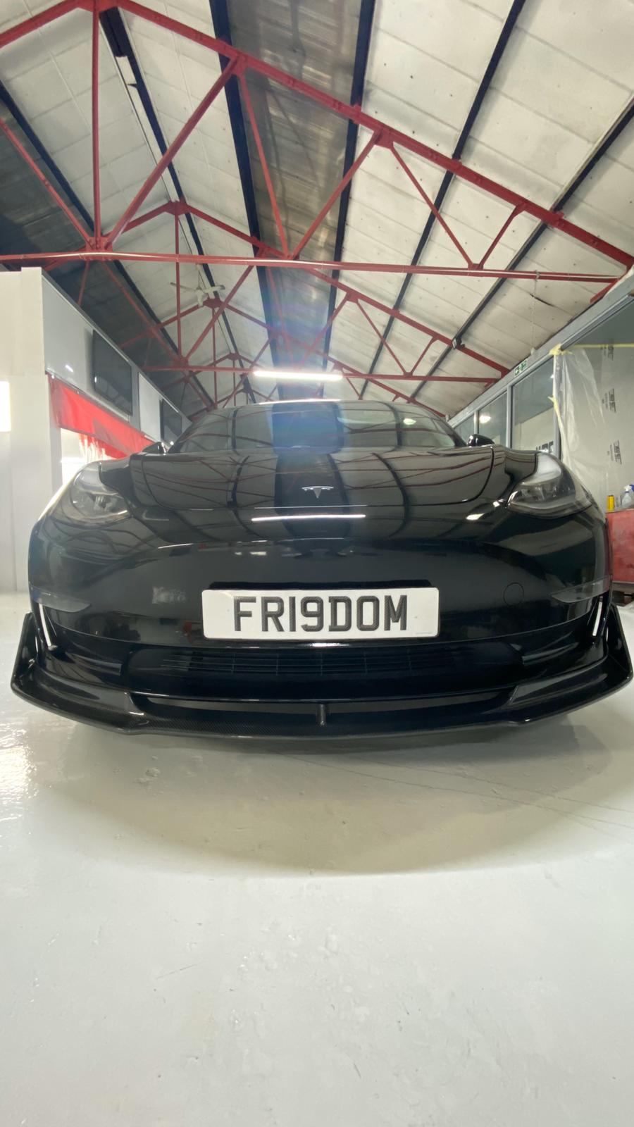 Tesla Model 3 DTM Front Splitter – SB Carbon