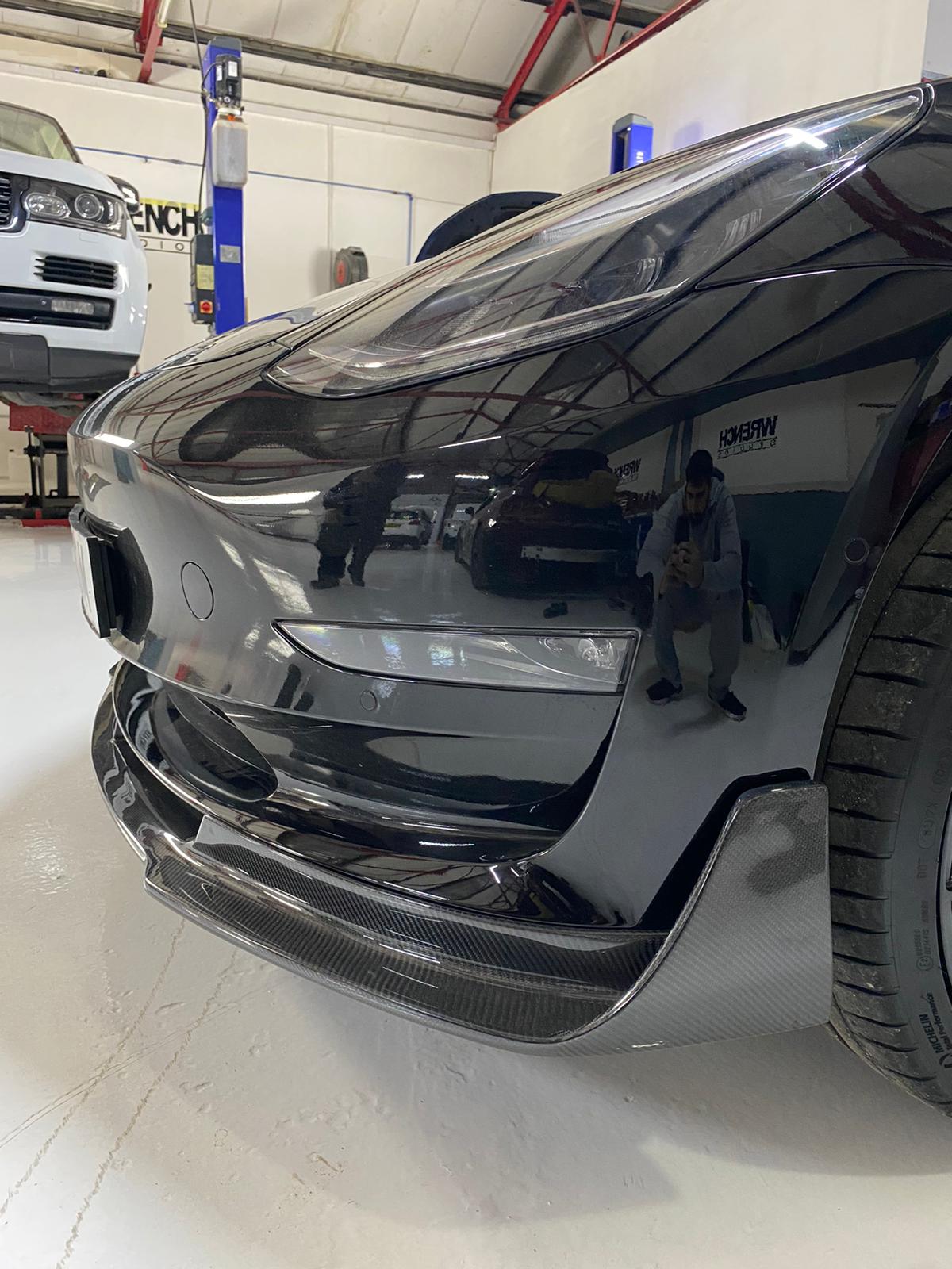 Tesla Model 3 DTM Front Splitter – SB Carbon